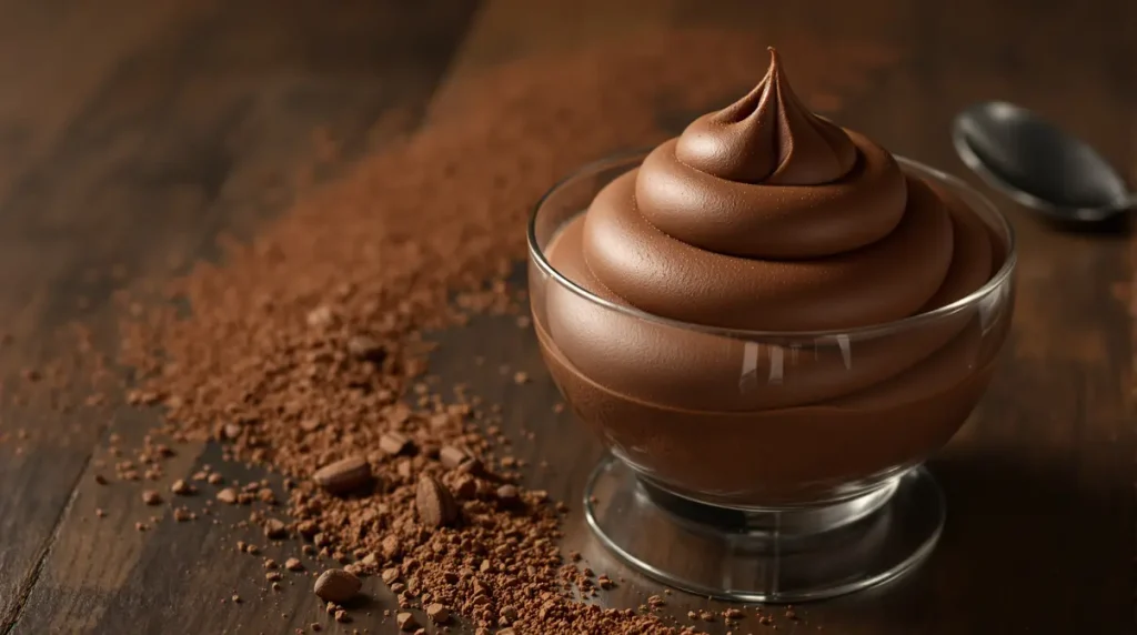 Cette mousse au chocolat en 10 min au cacao fait un carton : voici pourquoi elle cartonne