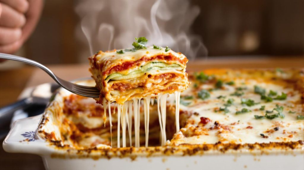 Fini la béchamel : je dévoile la sauce express pour des lasagnes de courgettes enfin fondantes et sans eau