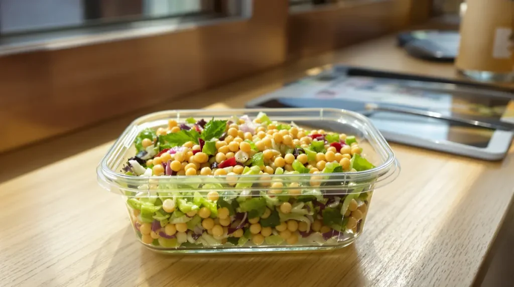 « J'ai remplacé mon sandwich du midi » : cette salade au pois chiche et au concombre me rassasie pour moins d'un euro